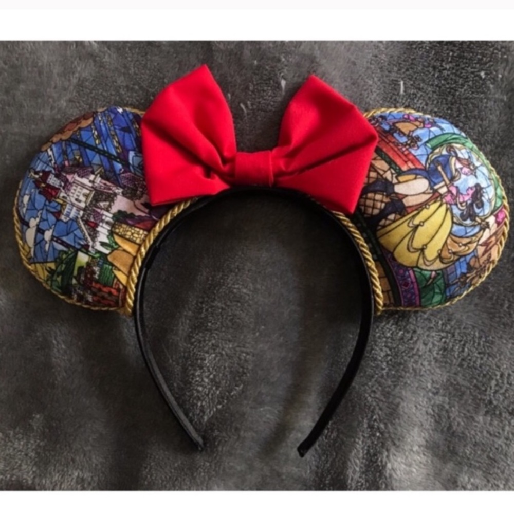 Beauty and the Beast fabric ears